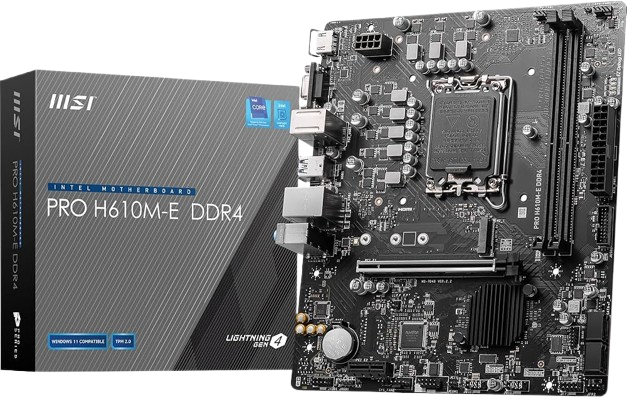 MSI PRO H610M-E DDR4 Intel Motherboard
