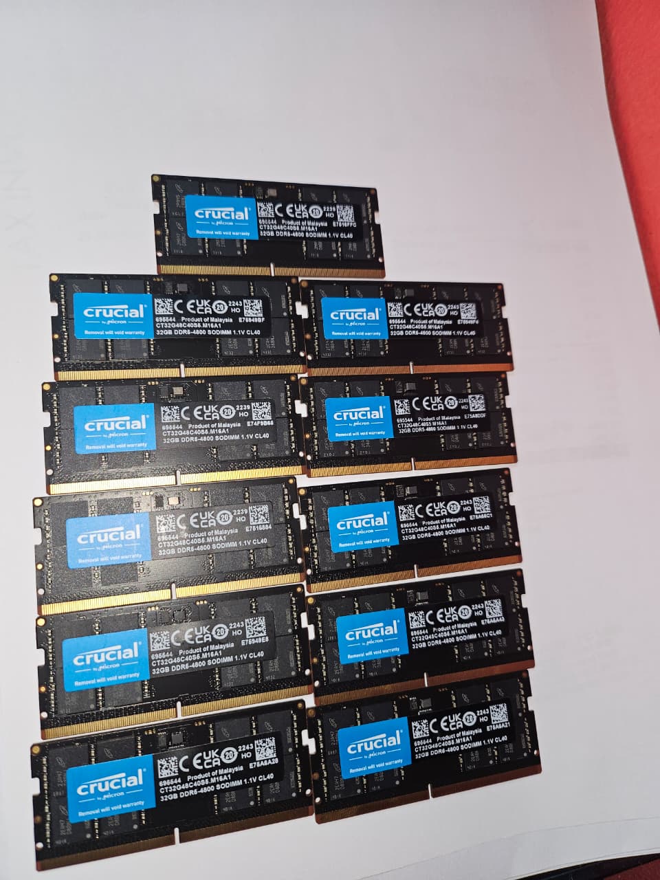 CRUCIAL 32GB DDR5 4800B/5600B LAPTOP RAM