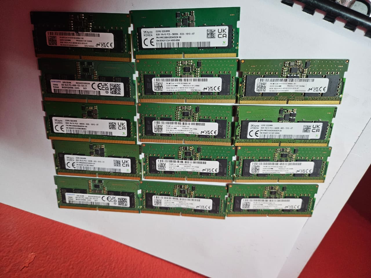 8GB DDR5 4800B/5600B LAPTOP RAM